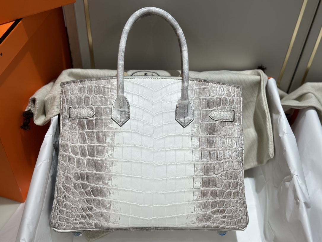 Hermes Himalayan Birkin 30CM Handbag Crocodile Niloticus Skin